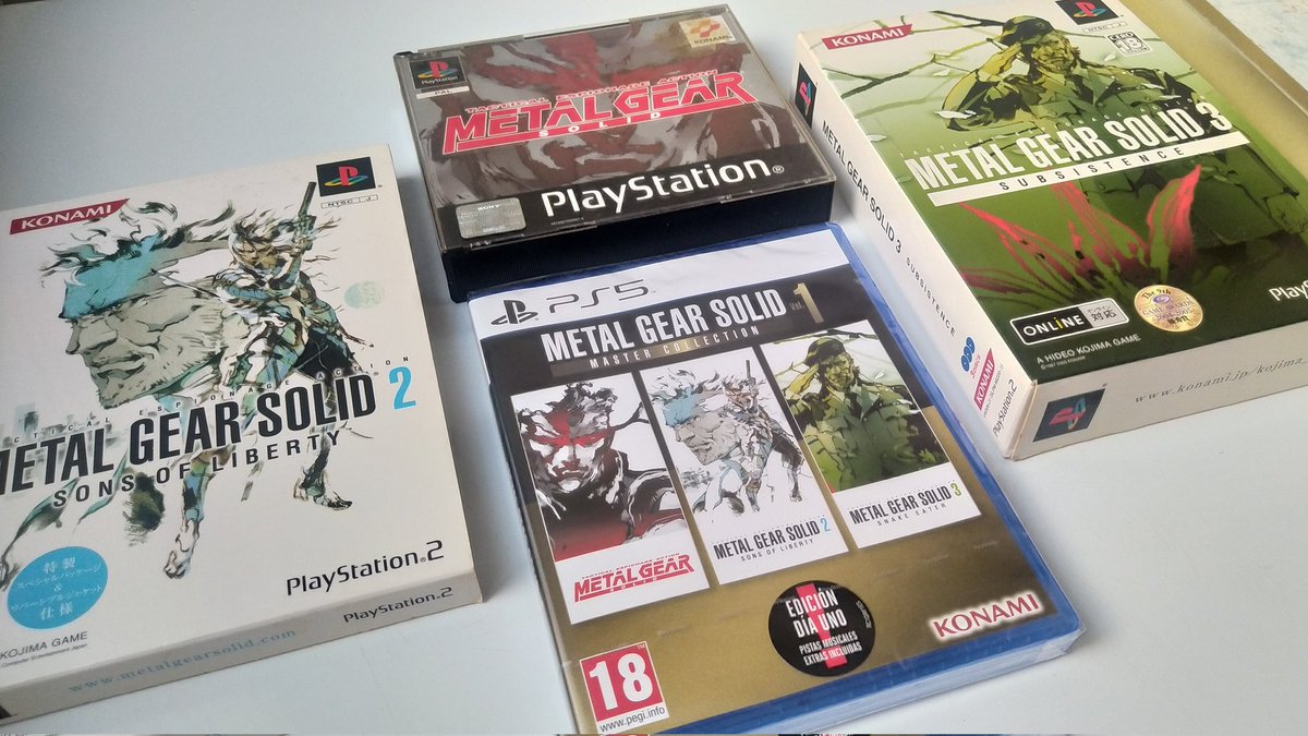 ihurtado2000's tweet photo. Metal Gear Solid MASTER Collection VOL. 1 PS5. 

________

#METALGEARSOLIDMASTERCOLLECTION版 #MetalGear #metalgearcollection #solidsnake #Konami #hideokojima #ahideokojimagame #MGS #MGSVol1 #mgsmastercollection #mgsmastercollectionvol1 #metalgearsolidmastercollection https://t.co/lNB9V7Vpdt