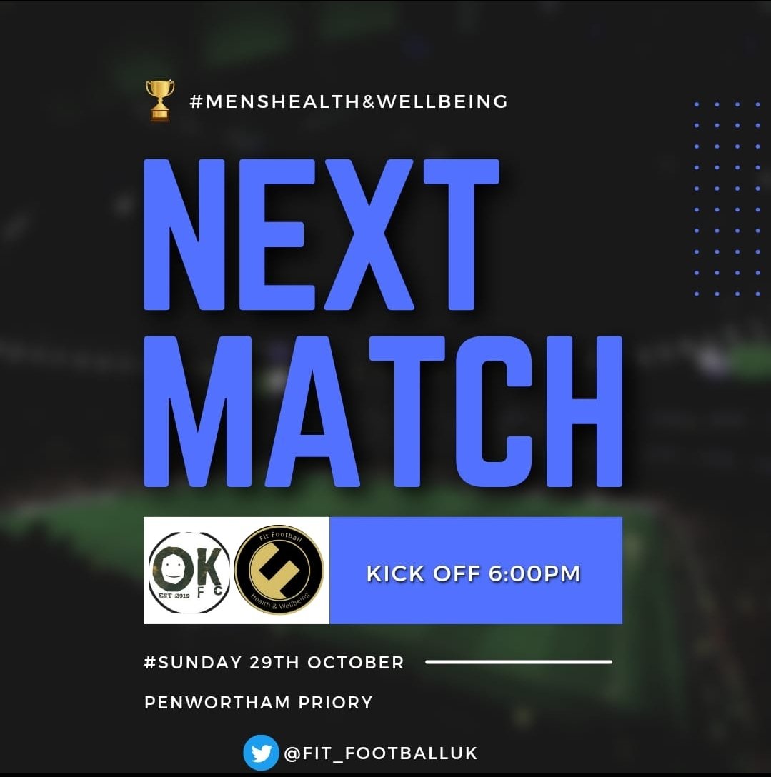 Fit_FootballUk's tweet photo. Game week, as we play our 2nd 11aside game as part of our new initiative for our members.

We play @FcKnackers on Sunday at Penwortham Priory, Preston, with a 6pm kick off.

Looking forward to seeing one or two familiar faces.

#allabilities #healthandwellbeing #footballforeveryone