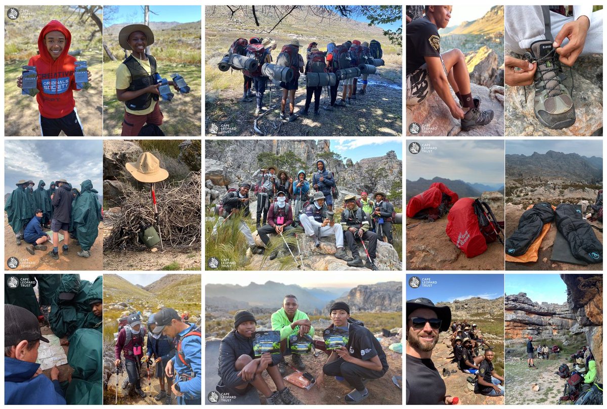 CLT #GentsTrek 2023🐾
Huge thanks to the funders &amp;supporters who contributed to the success of this programme🙌
<a href="/oakfnd/">Oak Foundation</a> <a href="/FalkeSA/">FalkeSA</a> <a href="/HiTec_SA/">Hi-Tec South-Africa</a> <a href="/firstascentSA/">First Ascent South Africa</a> #NorthRidge #Tentco #ForeverFreshFoods #LoveOurTrails #BeThatGuy
Full story: bit.ly/CLTGentsTrek23 
#EnvironmentalEducation