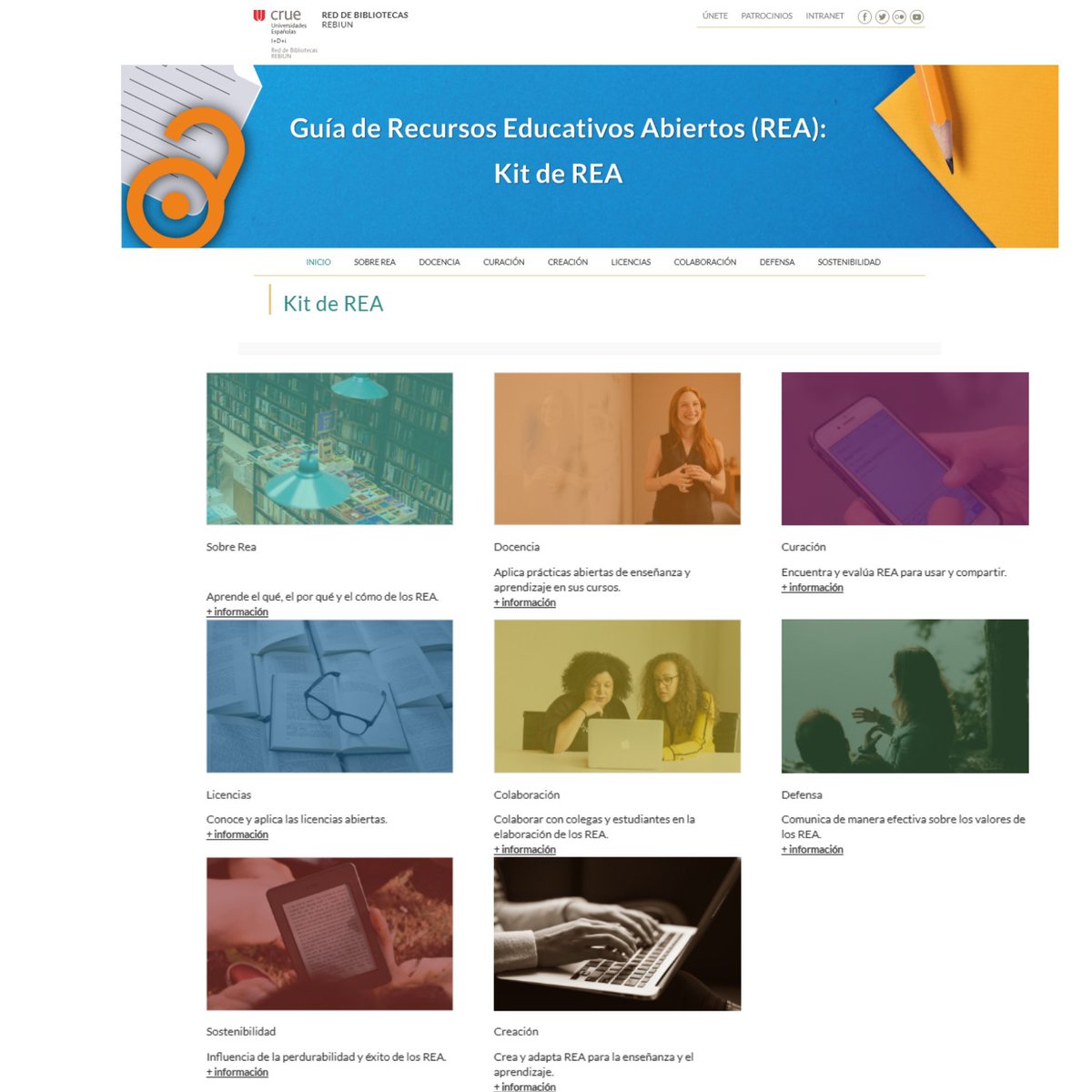 #CommunityOverCommercialization #OARebiun

El GT de Repositorios de <a href="/rebiun/">REBIUN</a> revisa y actualiza el Kit de REA, premiado en el año 2021 con el Open Educational Award for Excellence de la Open Global.

Consúltalo en 🔓bit.ly/3QvfRY3

#OAWeek23