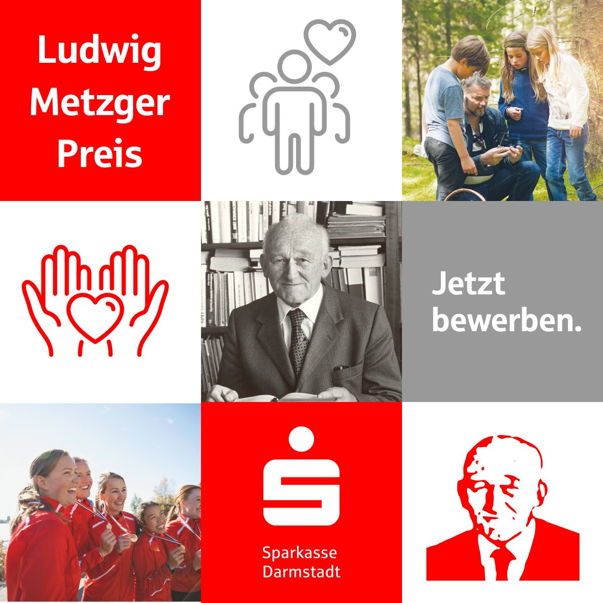 SparkasseDA's tweet photo. Die Sparkasse #Darmstadt verleiht jährlich den Ludwig-Metzger-Preis an #gemeinnützige Vereine und Institutionen. Bist Du in einem gemeinnützigen #Verein tätig?! Dann bewirb Dich um den Ludwig-Metzger-Preis 2024. Bewerbungsschluss ist der 31.12.2023. Link: https://t.co/oxaY8gAmBb https://t.co/Pm0YtGHoXg