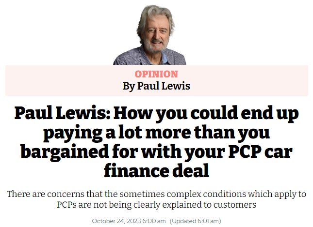 PCP is the most popular way to buy a car. But beware the sometimes hidden pitfalls that can cost a lot more than you expect bit.ly/3QuxFST my latest in <a href="/theipaper/">The i Paper</a>