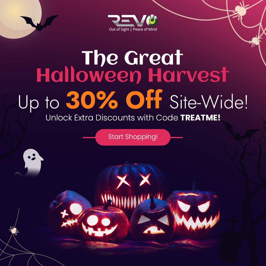 Revo_America's tweet photo. 🎃 Spooktacular Savings Await! 🕷️ 👻 Halloween Site-wide Sale is ive now ⭐ Up to 30% off 🕷️ Shop Now: https://t.co/VF2BTUPu2x
.
. 
. 
#securitycameras #surveillancecamera #trendingnow #top #CCTVCamera  #Revo #offers #HomeSale #halloween #Halloween #sitewide #halloweeniscoming https://t.co/Kew5YsUWsl