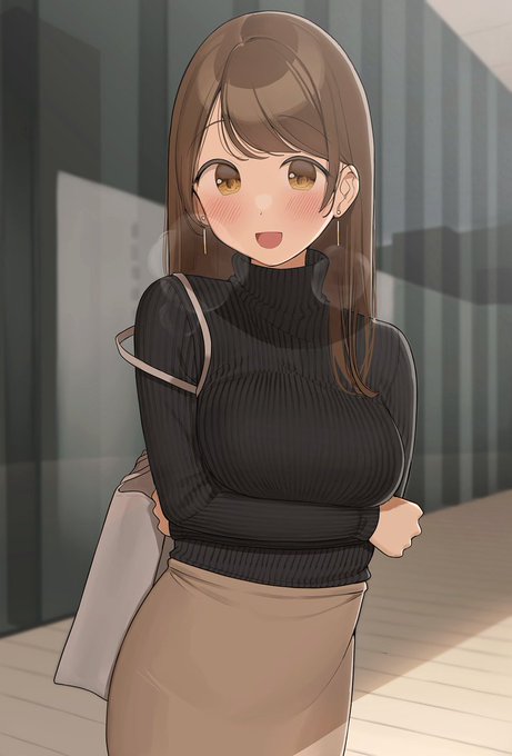 OLちゃん「おはよ!寒くなってきたね〜」 