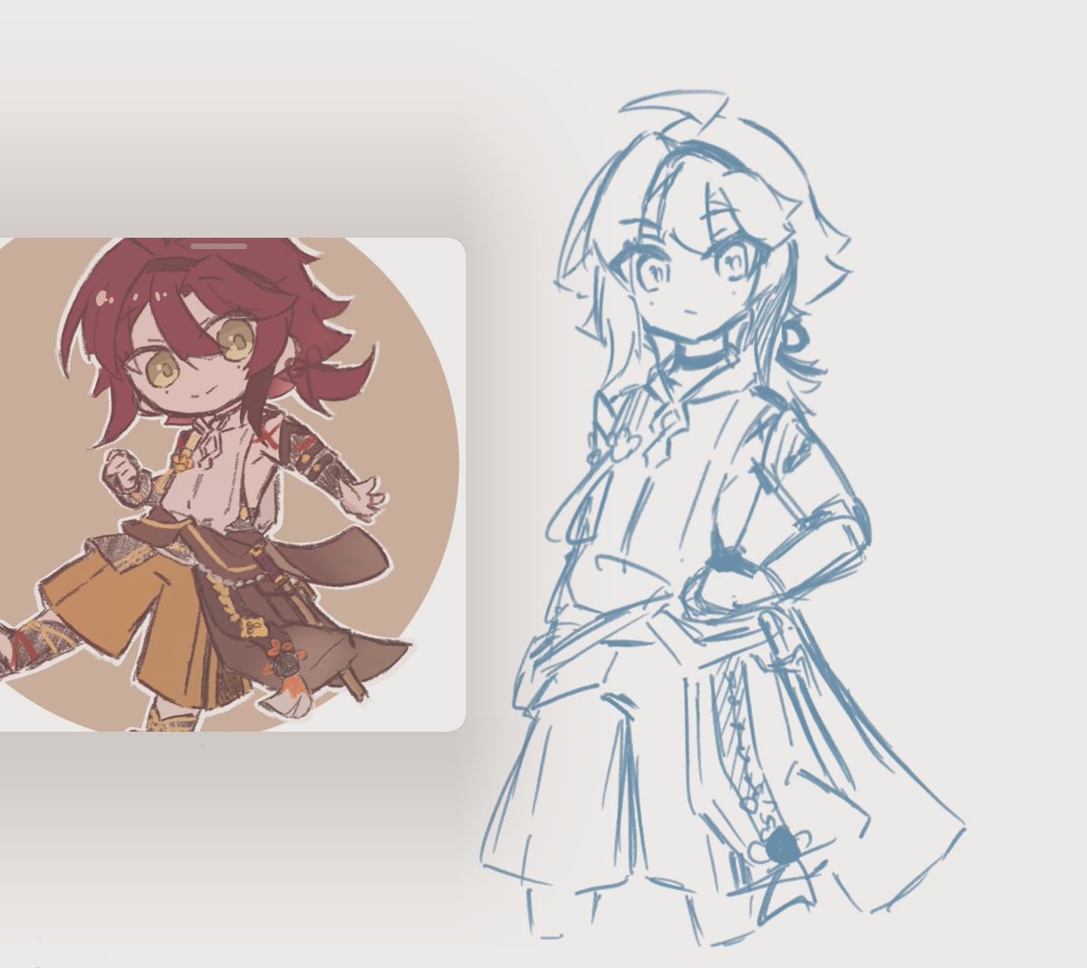 liuchu_'s tweet photo. 換了新的筆 練習一下

#原神 #Genshin #Heizou https://t.co/gvi7EH3aNc