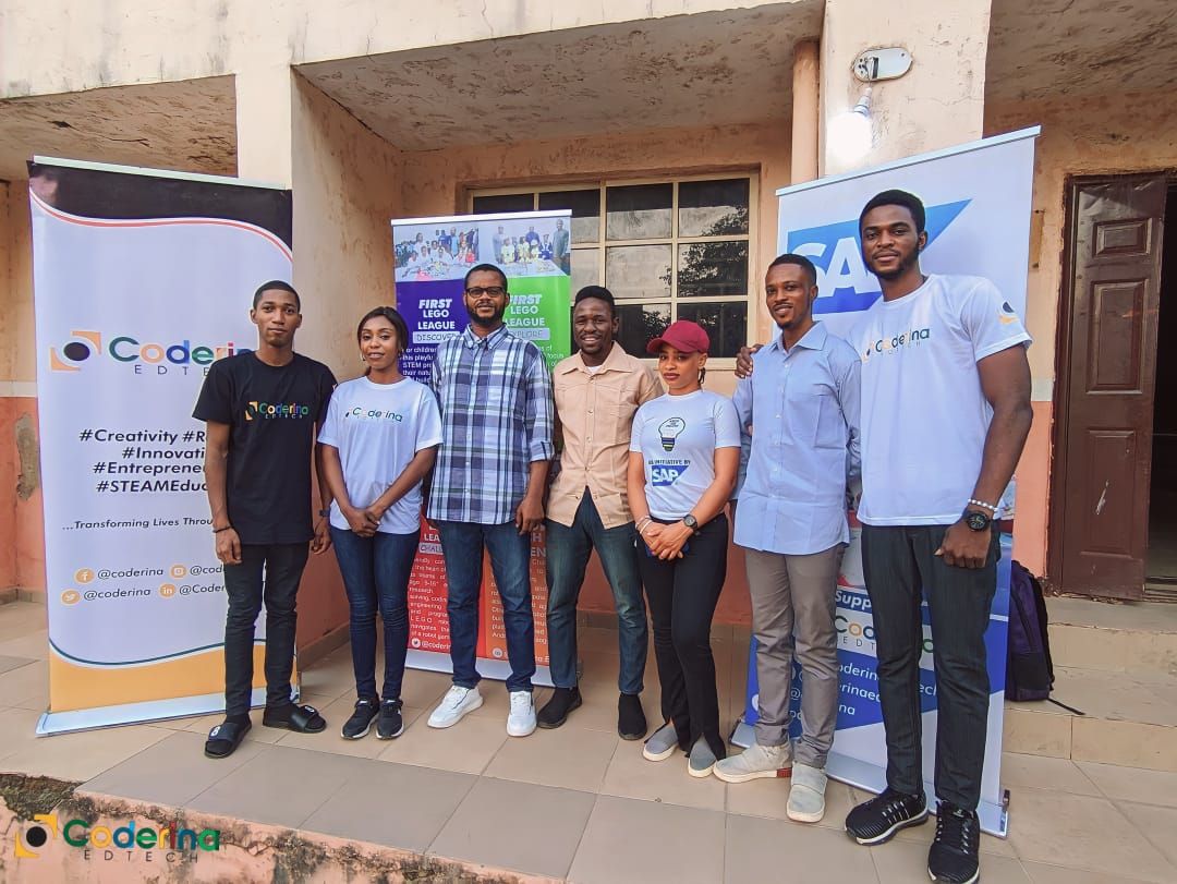 coderina's tweet image. High hi! 👋
From the fantastic Coderina team to you.
We truly appreciate your time and effort.
Huge thanks to our sponsors and partners.
#coderinaib
@sap4good @dowNewsroom @NigEducation @FIRSTLEGOLeague @Ford @firstweets @LEGOFoundation
#steameducation #Abuja