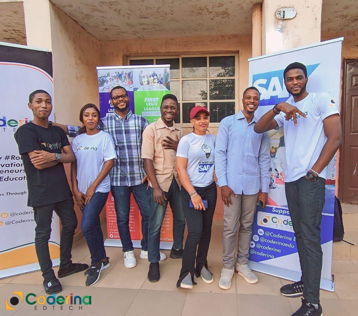 coderina's tweet image. High hi! 👋
From the fantastic Coderina team to you.
We truly appreciate your time and effort.
Huge thanks to our sponsors and partners.
#coderinaib
@sap4good @dowNewsroom @NigEducation @FIRSTLEGOLeague @Ford @firstweets @LEGOFoundation
#steameducation #Abuja