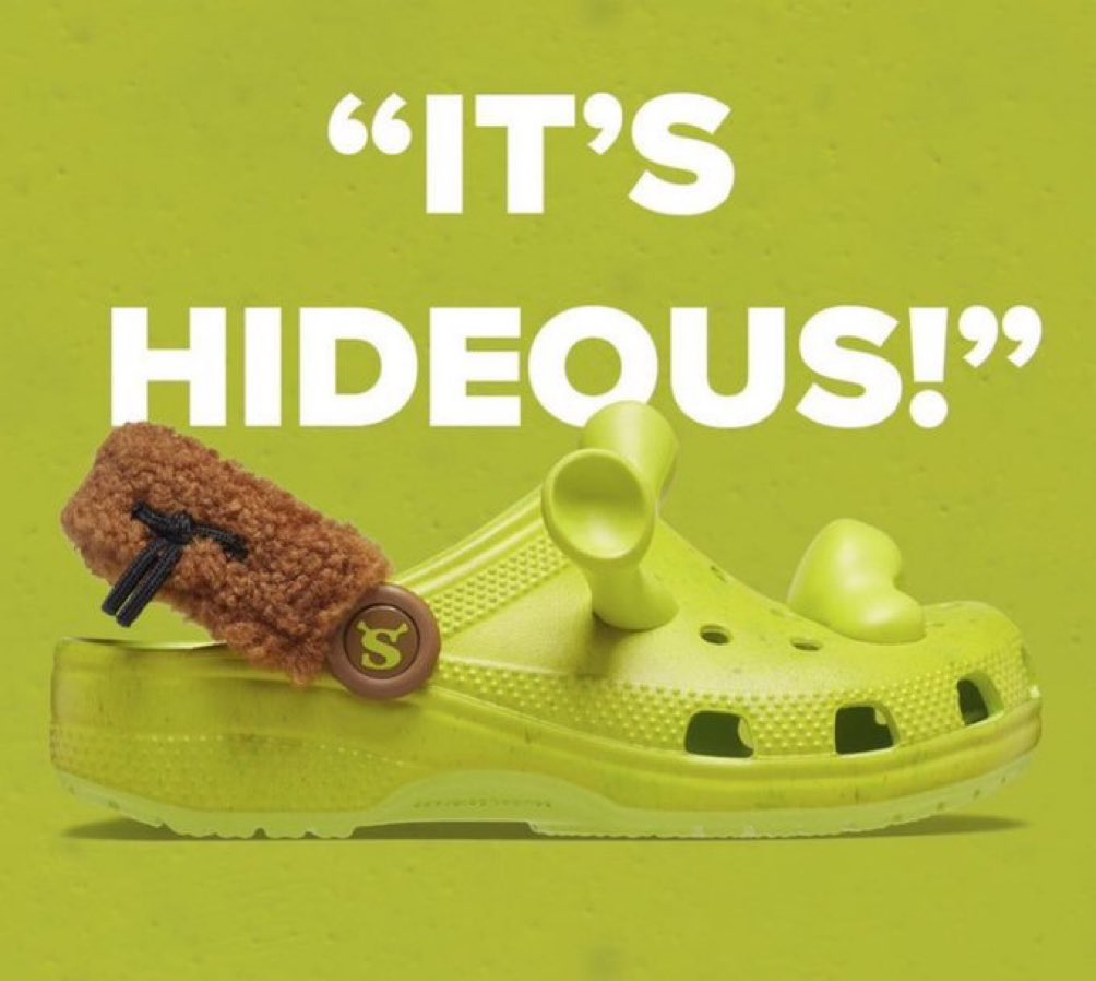 SNKR_TWITR on X: AD: few sizes DreamWorks Shrek x Crocs Classic