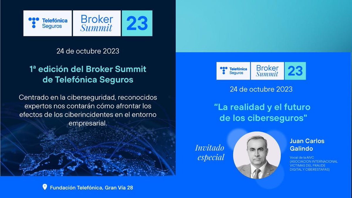 jcgalindo_'s tweet photo. 💢De camino a la #FundacionTelefonica al #BrokerSummit invitado por @telefonica (Seguros) #CiberSeguros #Prevencion #GalindoBenlloch https://t.co/ztlrMrkVRq