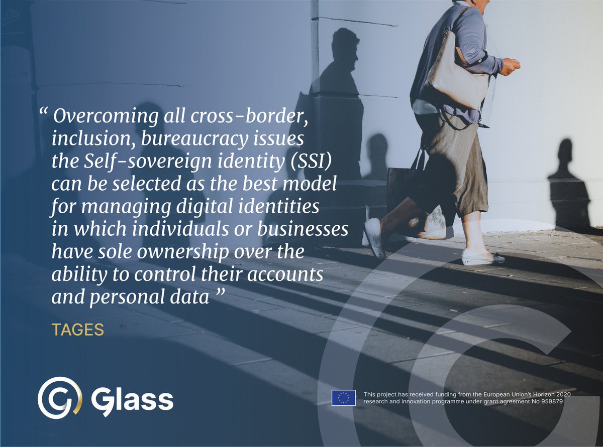 GLASS, a pioneer in decentralized #DigitalIdentity solutions &amp; focused on #inclusivity, especially for vulnerable groups, champions a Self-Sovereign Identity #SSI approach, empowering individuals to control their digital presence. 

New blog post: glass-h2020.eu/post/the-futur…