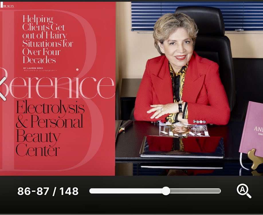 Looking forward to celebrating our beautiful Berenice on the cover of <a href="/parkmagazine/">PARK Magazine</a>. #beauty #laser #electrolysis #antiaging