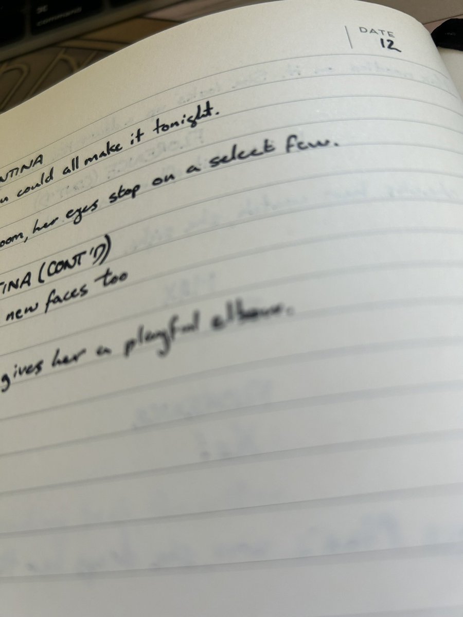 12 pages! Most I’ve written in almost a year 😬