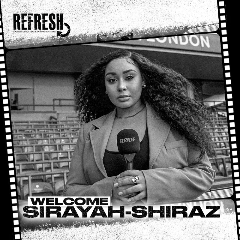 Refreshsport's tweet photo. We are delighted to welcome @SirayahShiraz to Refresh Sports!
A talented presenter and host with a passion for Football, F1 and Tennis, Sirayah has worked with the likes of Chelsea TV, PLP and Sky Sports News β½οΈπΎποΈ
#TimeToRefresh