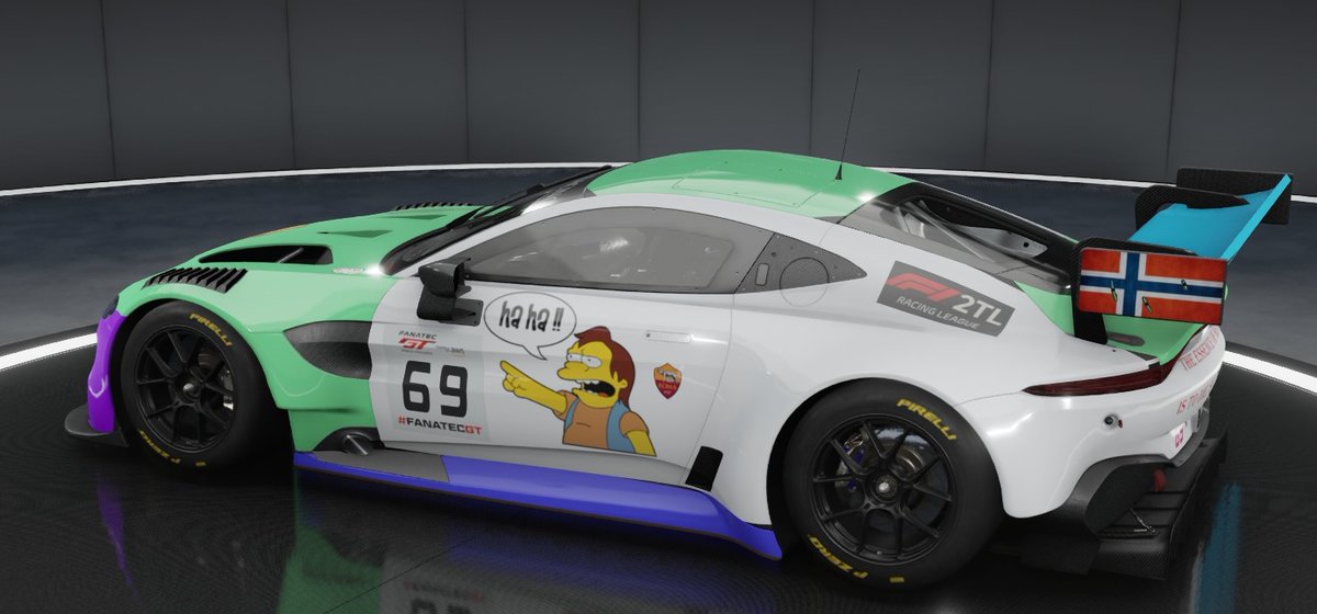 I'm doing a comeback in ACC in @2TlRacing with the first ever livery I made for the game. 

Season opener for season 5, tomorrow night.