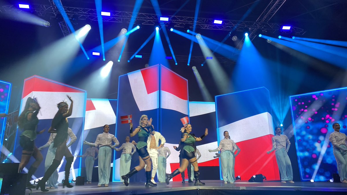 Fantastic evening in Zrenjanin🎶🎤💃🕺watching so much talent in the “Rhythm of Europe” competition! A special thank to the girls from Apatin representing Norway🥰🇷🇸🇳🇴