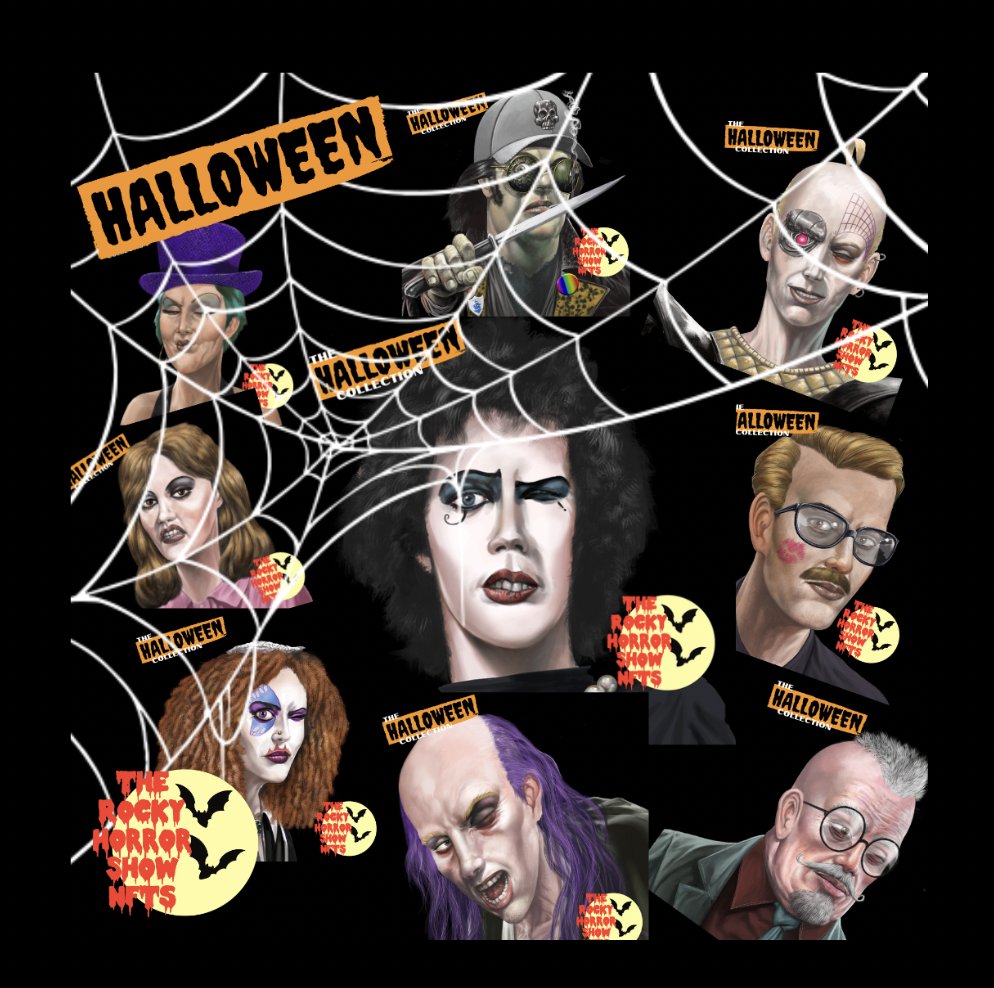 🎃Get ready for a spooky treat! The Rocky Horror Show NFTs Halloween Collection is here! Exciting digital collectibles inspired by the iconic stage production

Don't miss your chance to own a piece of horror history!  
opensea.io/collection/the… #RockyHorrorNFTs #HalloweenCollection