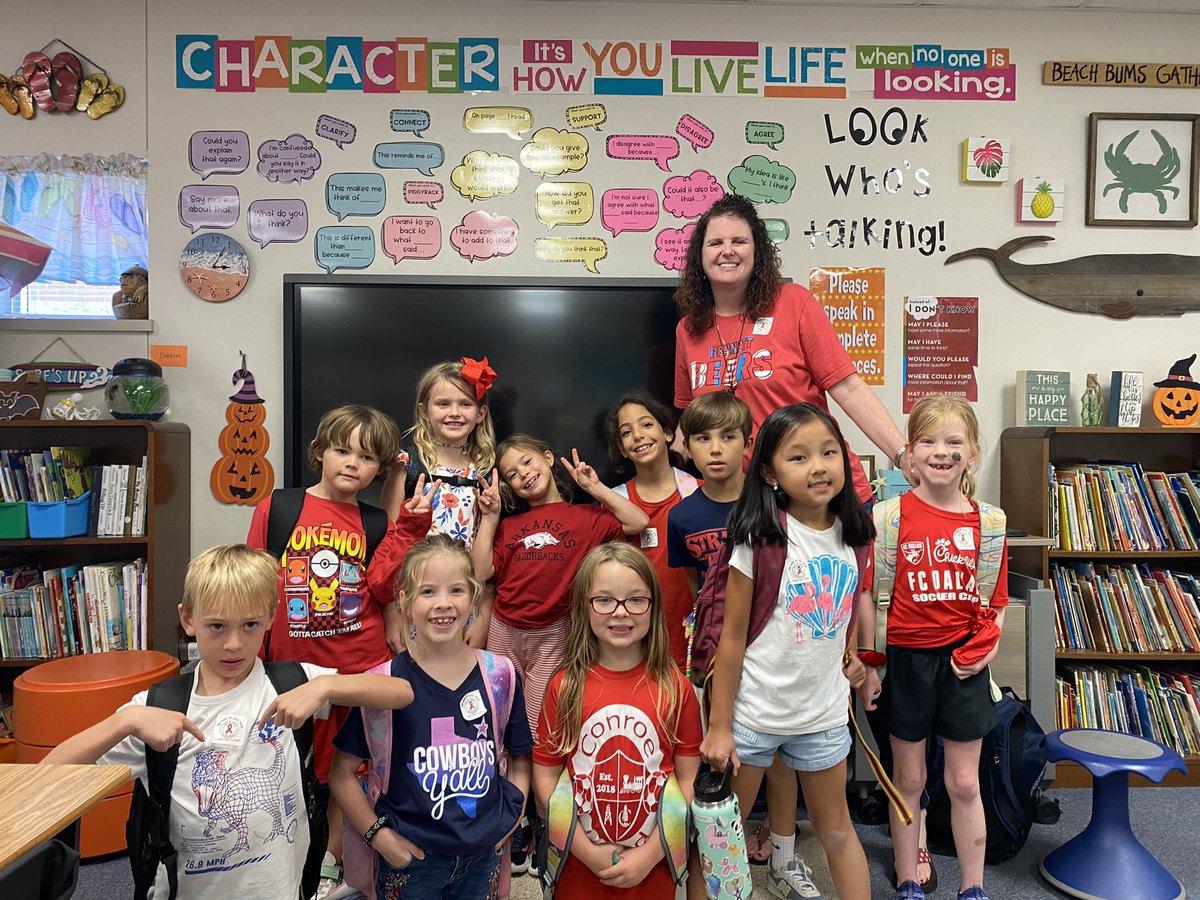 Red Ribbon Week: wear red day! <a href="/Mosleykids/">Mrs. Mosley's Class</a> #bearshine