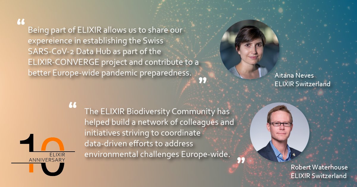 ELIXIREurope's tweet photo. ELIXIR works on various fields in #lifescience including the emerging fields, such as #biodiversity ๐ฑ and #pandemicpreparedness ๐ฆ . ELIXIR members from Swiss Node @ISBSIB shared how the connection among Nodes helps address challenges Euorpean-wide. ๐
#DecadeofData #ELIXIRis10 https://t.co/7Ct5FMAHvB