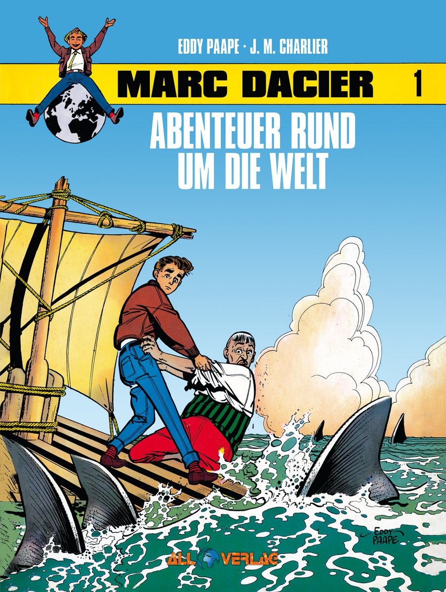 Comicleser's tweet photo. Ein franko-belgischer Comic-Klassiker erstmals auf Deutsch: "Marc Dacier, Band 1: Abenteuer rund um die Welt" von Jean-Michel Charlier (Blueberry, Buck Danny) & #EddyPaape (Luc Orient); im All Verlag - Rezi: https://t.co/xSdQbU7dsT
#MarcDacier #AllVerlag https://t.co/oBPWRhBsgS