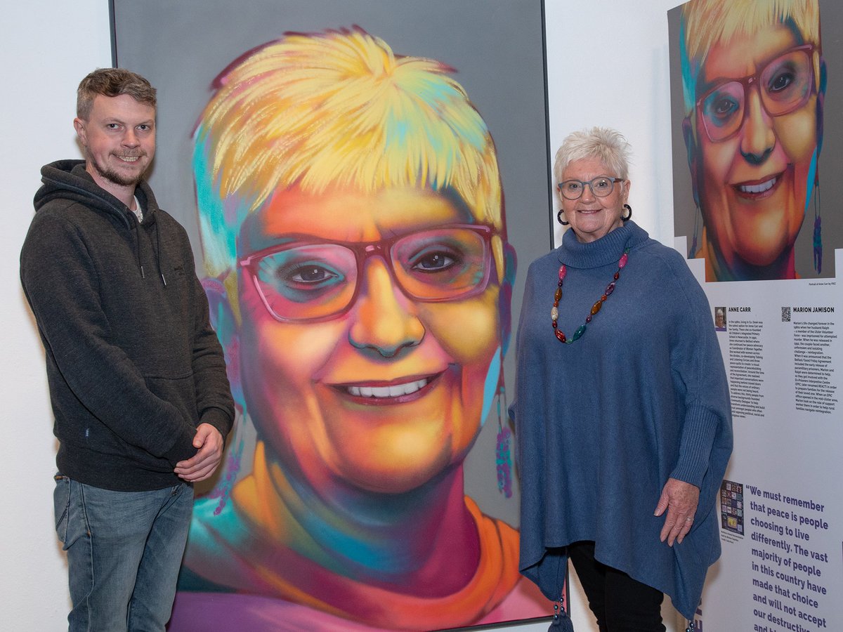 Head to @MuseumDown and experience the exciting new temporary exhibition, showcasing stunning portraits by the artist @thisisfriz, of the peace heroines involved in the Northern Ireland peace process.🎨🖌 Read more here 👉: tinyurl.com/ca5ujd4p