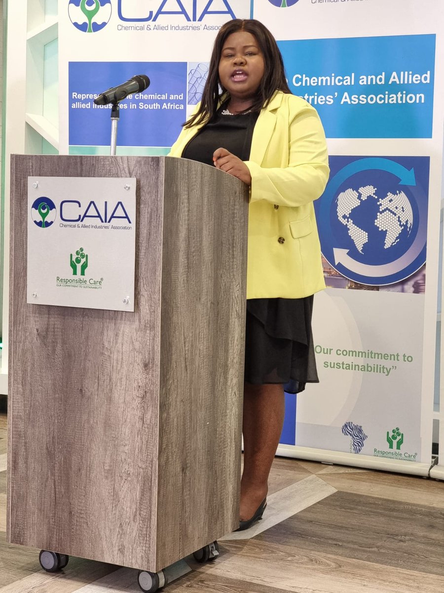 Congratulations to <a href="/SasolSA/">Sasol</a> Sasolburg Operations for the 2023 Responsible Care Initiative of the Year Award - CSR - Category A, for the renewable energy installed in <a href="/Metsimaholo/">Metsimaholo Local Municipality</a> clinics. <a href="/thulimbuli/">Thuli</a>, Head of CA received the award on behalf of Sasol. #SasolinSociety #WeAreSasol