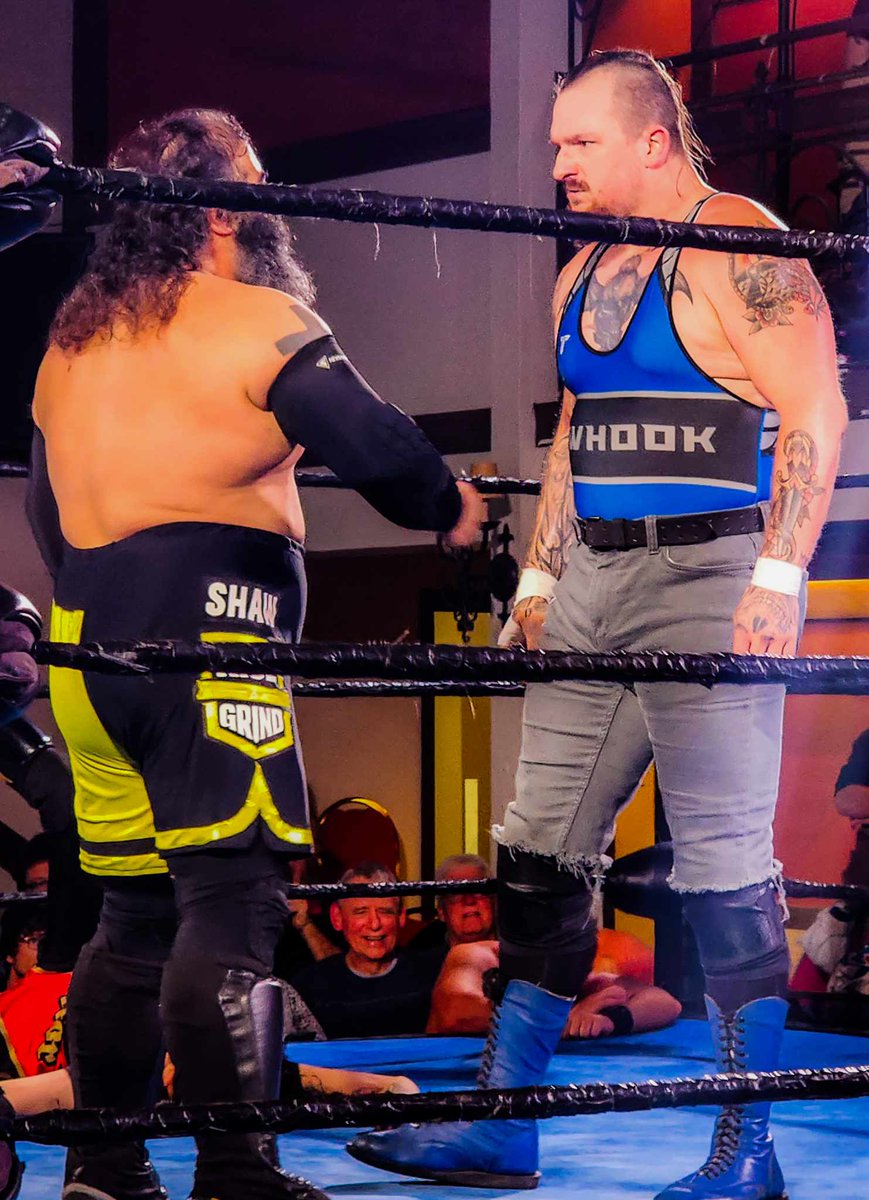 sandro_luketic's tweet photo. Had a blast at @ProWrestlingOnt for the #Lockedin event

Always great to see that look on the @NFLDNightmare face when his opponents realize they F'd up...no matter how many of them there are...

#NewfoundlandNightmare #JustinNewhook https://t.co/hG6icOfsxg