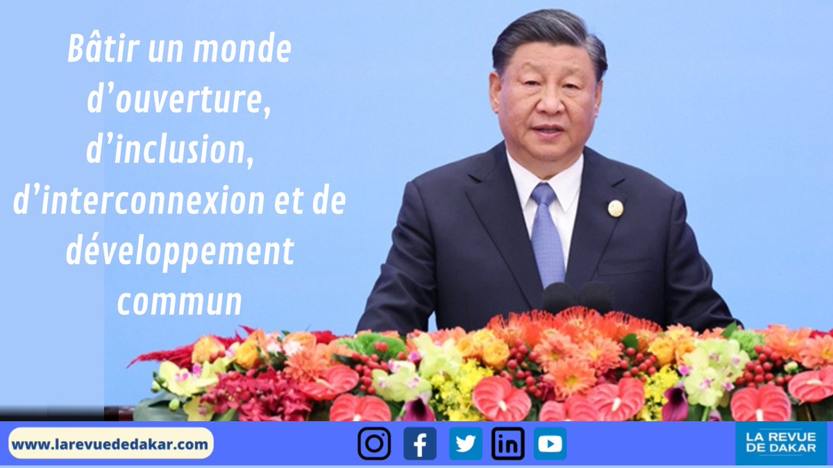 Troisième Forum de « la Ceinture et la Route » pour la coopération internationale : le discours de S.E. M. Xi Jinping et le commentaire de El Hamidou Kassé    

➡️  Lire l'article :   shorturl.at/mxCIQ 

#Chine      #Senegal       #Cooperation       #kebetu