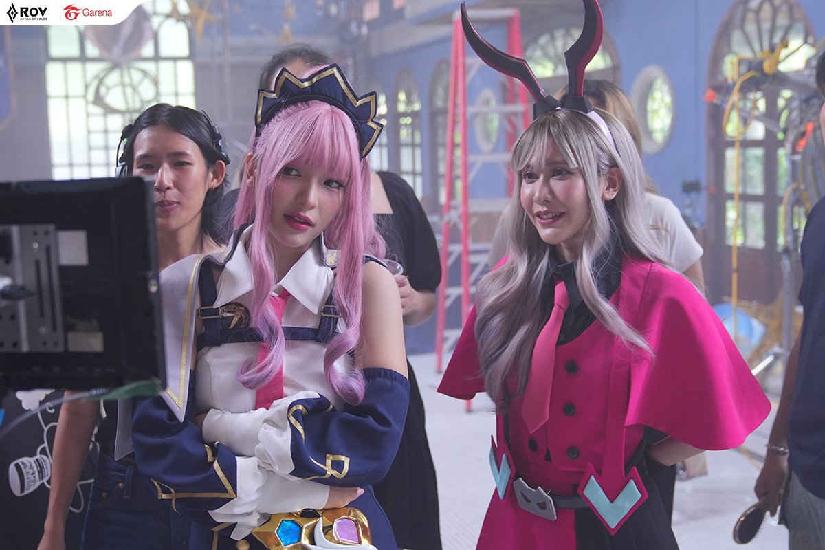 GarenaRoVTH's tweet image. [📷] SNAP 1

#28ตคเข้าเกมรับสกินRoxieฟรี #RoVครบรอบ7ปี 
#RoV #NoeyKanteera #Ornoung