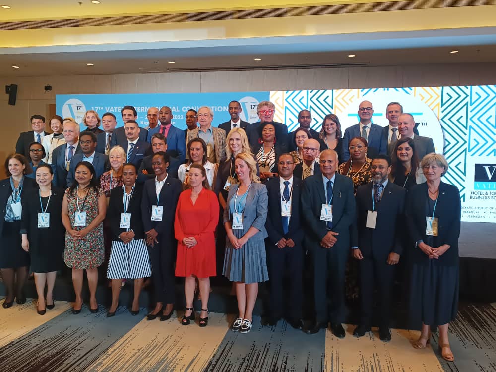 17th Vatel International Convention. 

<a href="/VatelRw/">Vatel Rwanda 🇷🇼</a> hosted leaders of over 50 schools across the globe.

#VatelConventionInternationale #vatelrwanda #education #vateldouala #ecotourism, #sustainabletourism #artificialintelligence #Rwanda