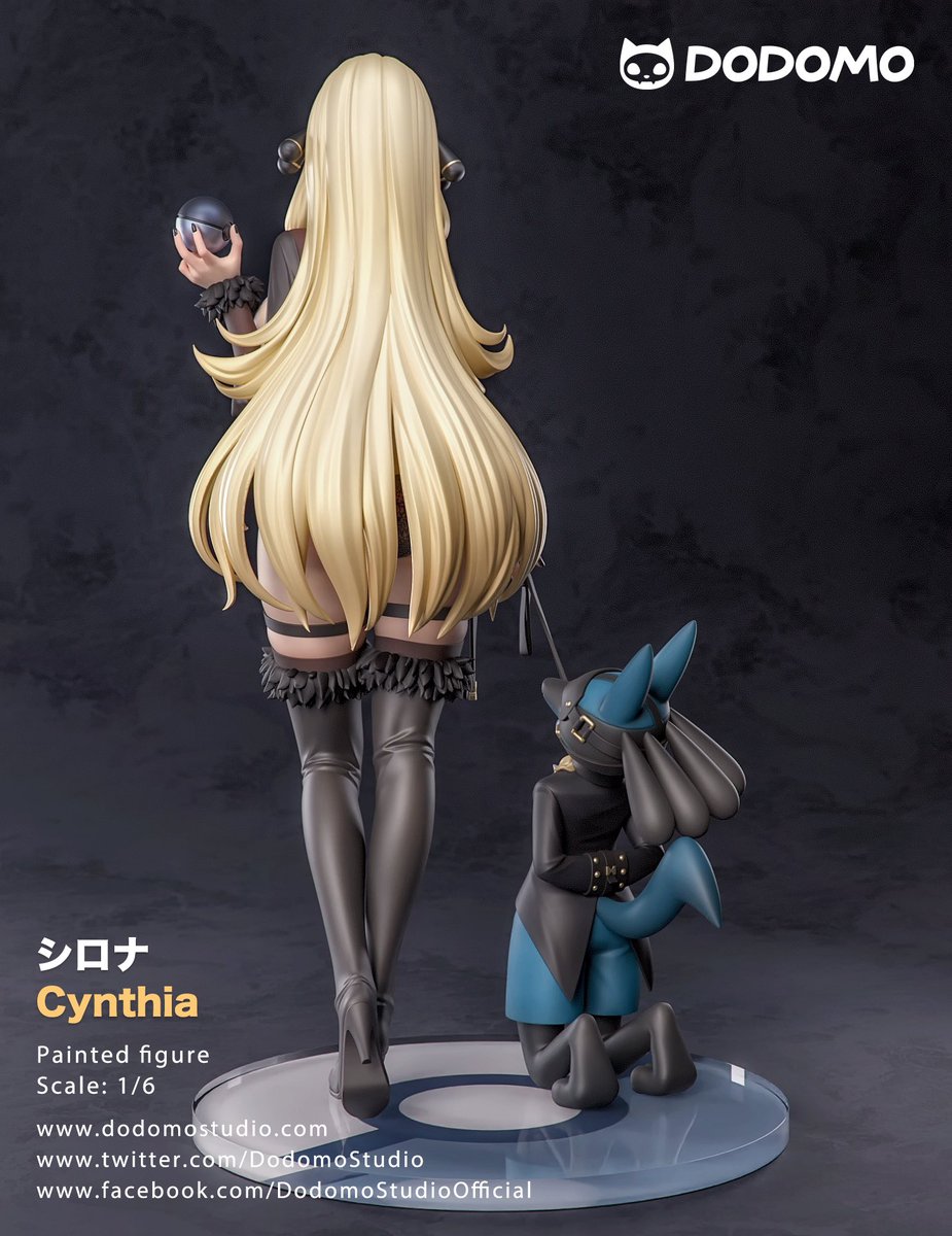 Dodomo Studio Cynthia 1/6

团队：Dodomo Studio
作品：竹兰
比例：1/6
作品配件包括：果体替换件、水晶底座
尺寸：高30厘米
材质：高级PU
发货包装规格：保利龙内衬，双层外包装
出货日：2024年第2季度
普通全款售价：1280rmb
DX豪华版全款售价：1480rmb（配宠物精灵）
预售定金：600rmb