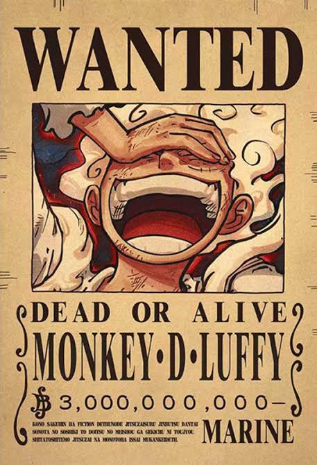 King The Conflagration Wanted Poster One Piece Bounty | Poster