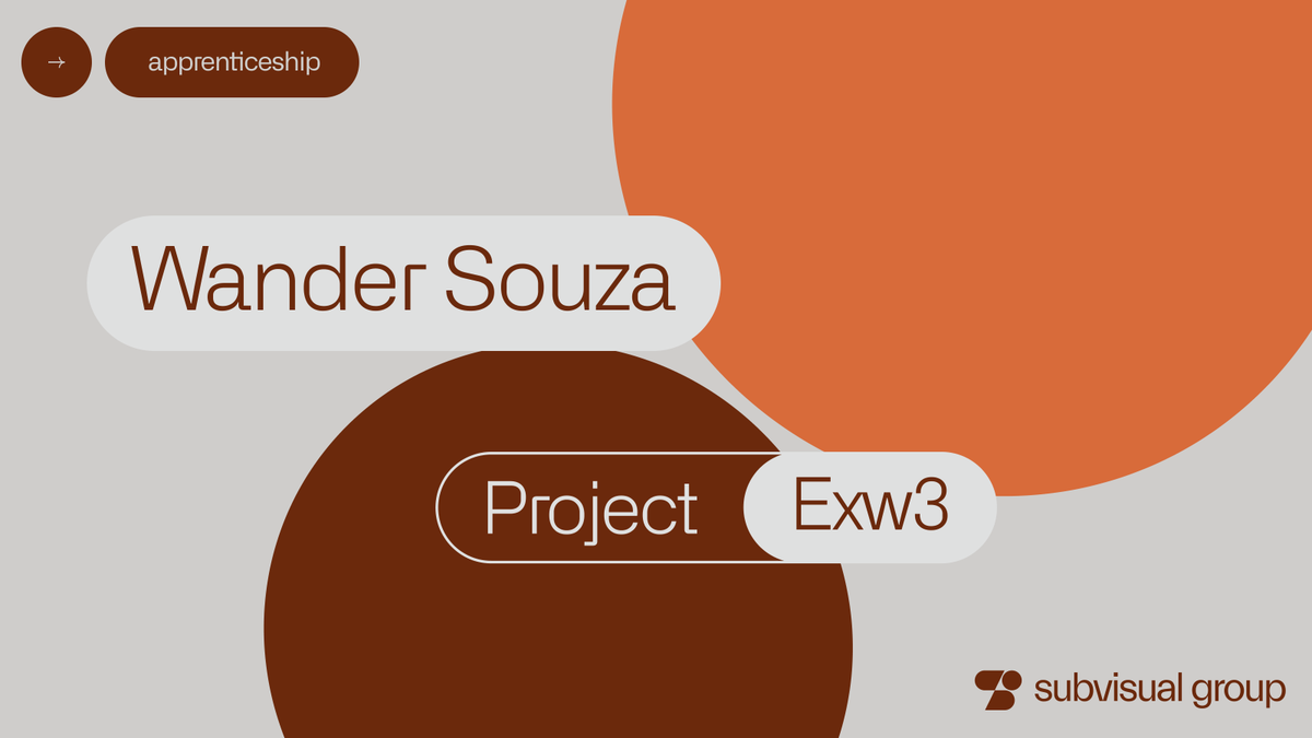 groupsubvisual's tweet image. Apprentice update: Wander Souza will be working on Exw3 in the next few weeks. The goal is to learn and create an open-source tool for developers working in Elixir, Web3, Ethereum, and similar ecosystems like Polygon and Arbitrum. Wish him luck!

#SubvisualAcademy