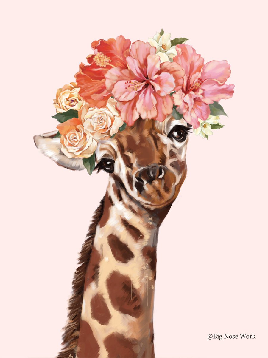 Giraffe Flower Crown Portrait A1

society6.com/product/giraff…

 #bignosework #society6  #longneck  #animals  #kidroomdecor #pink  #nurserydecor #nurseryart #flowercrownanimals #floral #flowerlovers #giraffelove #giraffeart #giraffebaby #giraffeprint #giraffe #sweetdeco #flowerpower