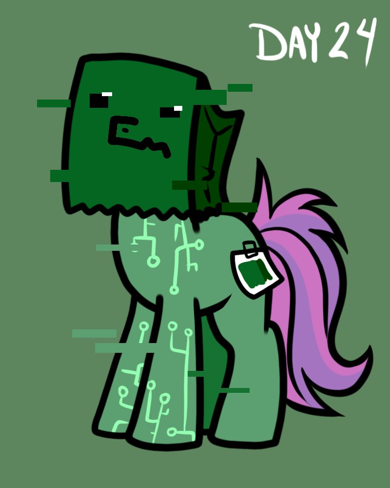 paperbagpony's tweet photo. Day 24: Virus

#PONYTOBER2023 https://t.co/PXMIj4NnHl