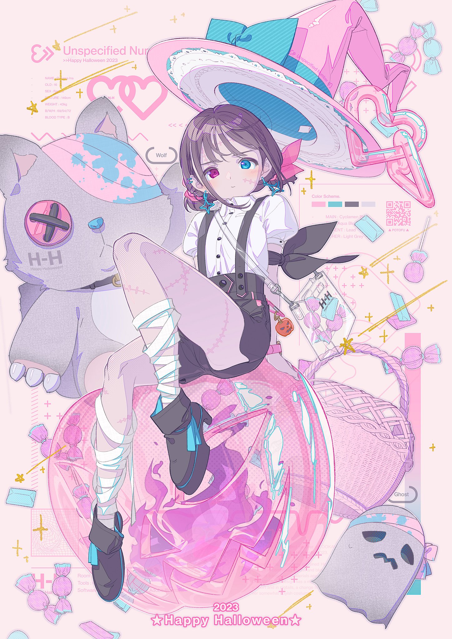 happy Halloweenアレンジ❣️ライト付き❣️CHOCO❣️二つセット ec-fz-479-1.jpg