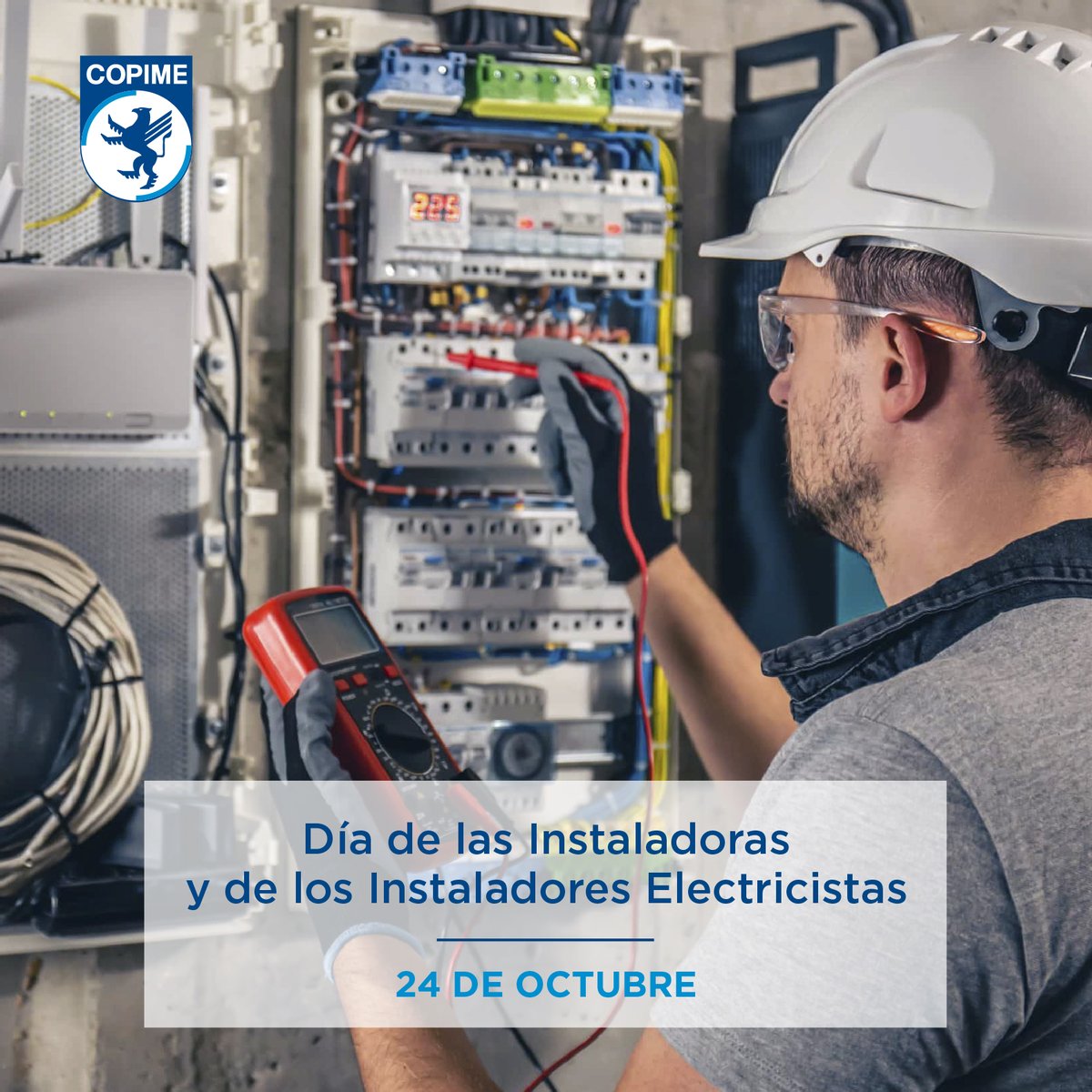 El COPIME felicita en su día a todas y todos los Instaladores Electricistas.

Mesa Directiva
COPIME
