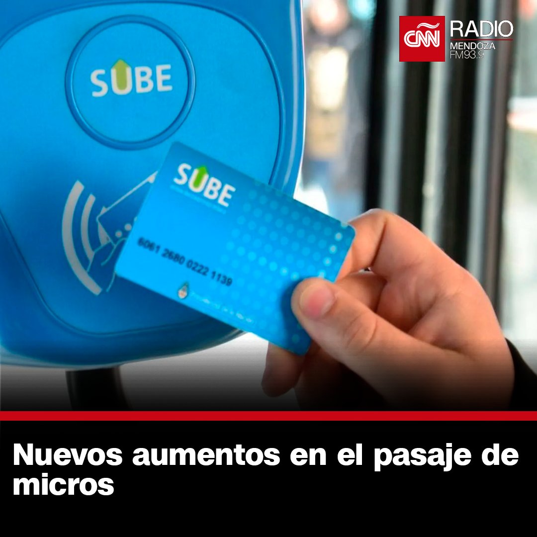 📈 El gobernador, Rodolfo Suarez, firmó tres nuevos aumentos para los pasajes de micros.

🚌 A partir del hoy, el pasaje de colectivo costará $120. A partir de diciembre, el pasaje aumentará hasta los $160. Y el ultimo aumento será a partir de febrero, donde llegará a los $200.
