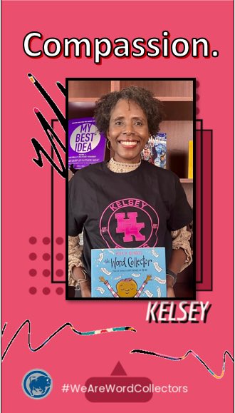 At Henry Kelsey #WeAreWordCollectors We did it! Even the ⁦<a href="/TDSBDirector/">Clayton La Touche</a>⁩ is a collector. Her word is COMPASSION. Thank you Director and Kelsey alumna! ⁦<a href="/tdsb/">Toronto District School Board</a>⁩ ⁦<a href="/SaraGogani/">Sara Gogani</a>⁩ ⁦<a href="/MillerCaise/">K Miller-Caise</a>⁩ ⁦<a href="/NicoleMillerEDU/">Nicole Miller, EdD</a>⁩