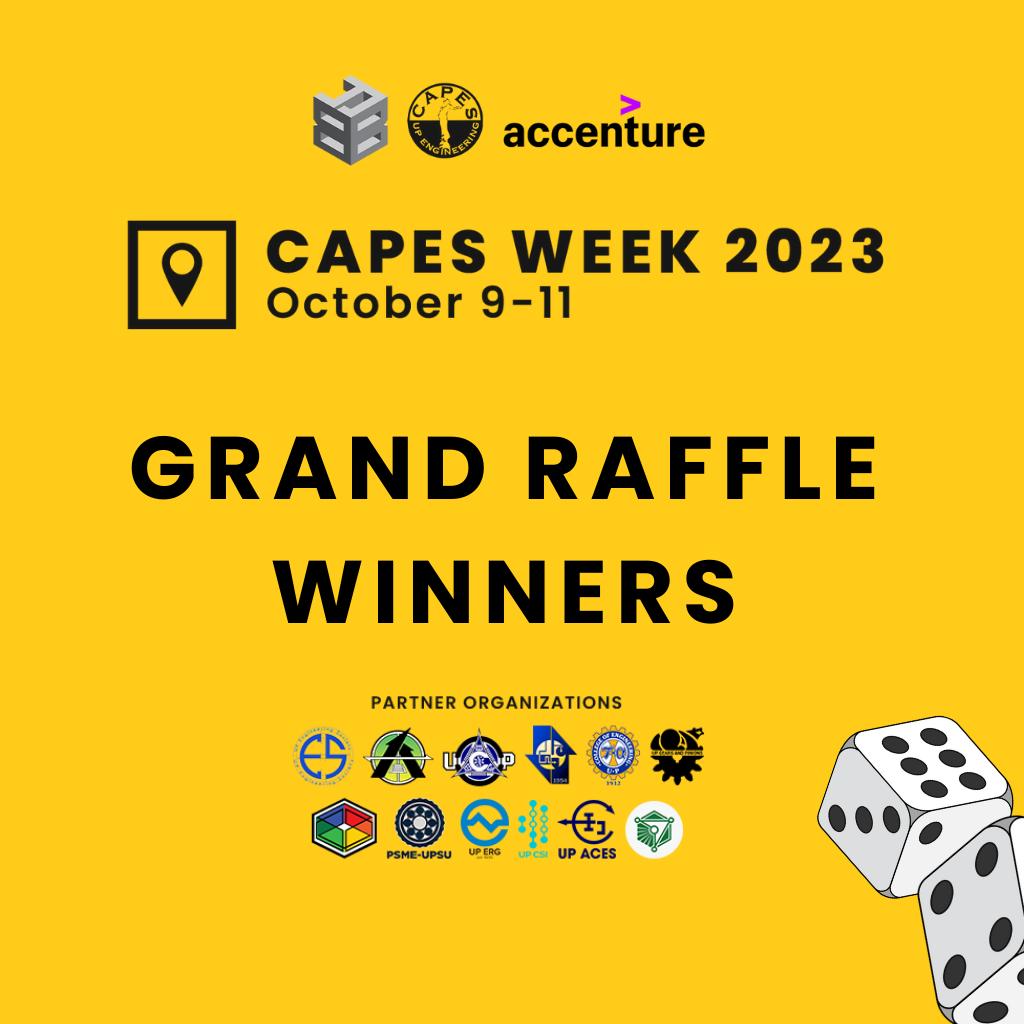 UPCAPES's tweet image. The biggest winners are here!

Congratulations! Our team will be in touch with you soon.

Once again, thank you to those who joined CAPES Week 2023. See you again in our next events as we continue our campaign, #BuildYourBase!

#UPCAPES
#CAPESWeek2023
#CAPESat31