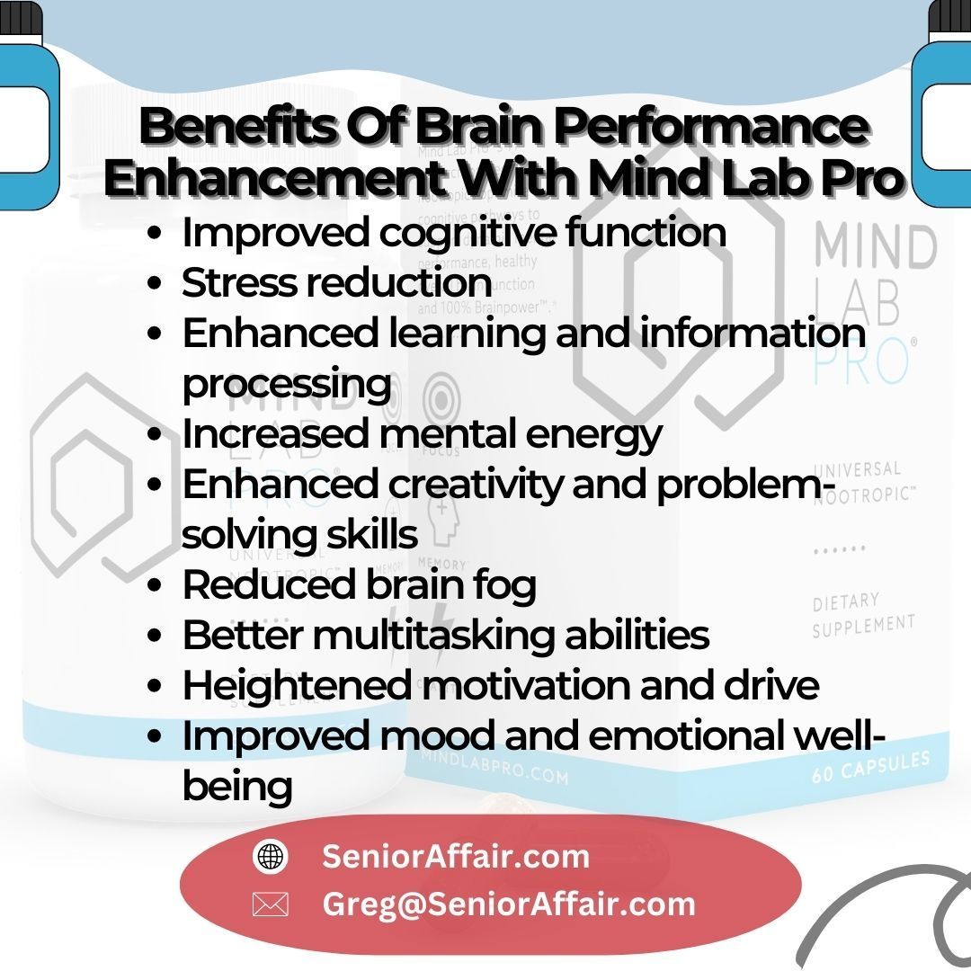 SeniorAffair's tweet image. Unlocking Optimal Brain Performance - A Mind Lab Pro Review: Unleash Your Cognitive Potential! 
For more information: buff.ly/490AQsS 
#MindLabPro #NootropicSupplements #CognitivePerformance #BrainEnhancement #EmpowerYourMind #BrainBoosters #FocusAndConcentration