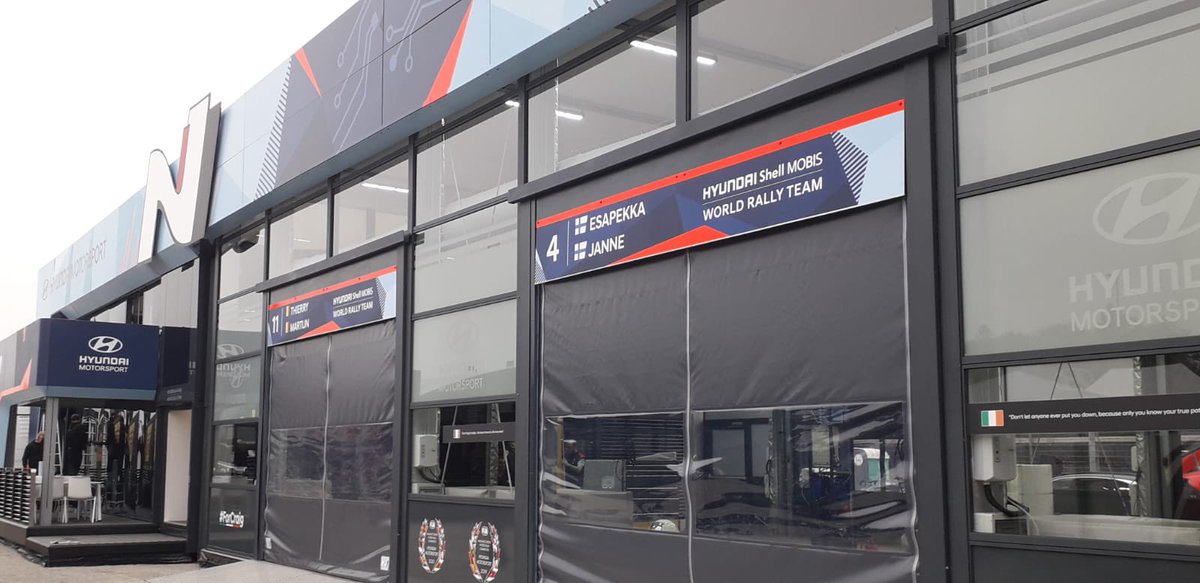 Service Park stroll this morning #WRC