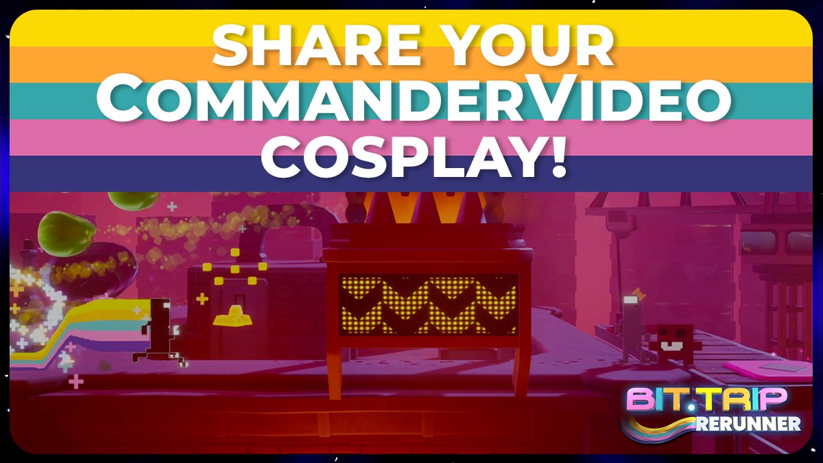 TotallyChoice's tweet photo. Whoโs pulling off the tall, dark, and handsome look? Share your #CommanderVideoCosplay for #feedbackfriday ๐
#cosplay #funfriday #fridayfun #fridayfunday #RERUNNER #BITTRIP #BITTRIPRERUNNER #choiceprovisions #steam #valve #steamdeck #platformer #platformergame #platformgame https://t.co/RXHnMS6t9c