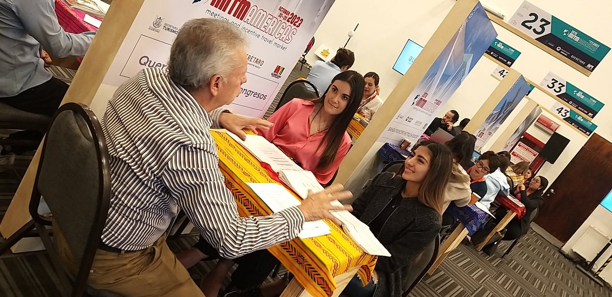 FactorMeetings's tweet photo. #CoberturaQro | Ha iniciado el #MITMAmericas en el @QCCmx un evento internacional organizado por @MITMEvents con 130 representantes de 36 países, buscando los mejores proveedores para sus grupos y eventos. @QroTravel https://t.co/VRfqxrRytv