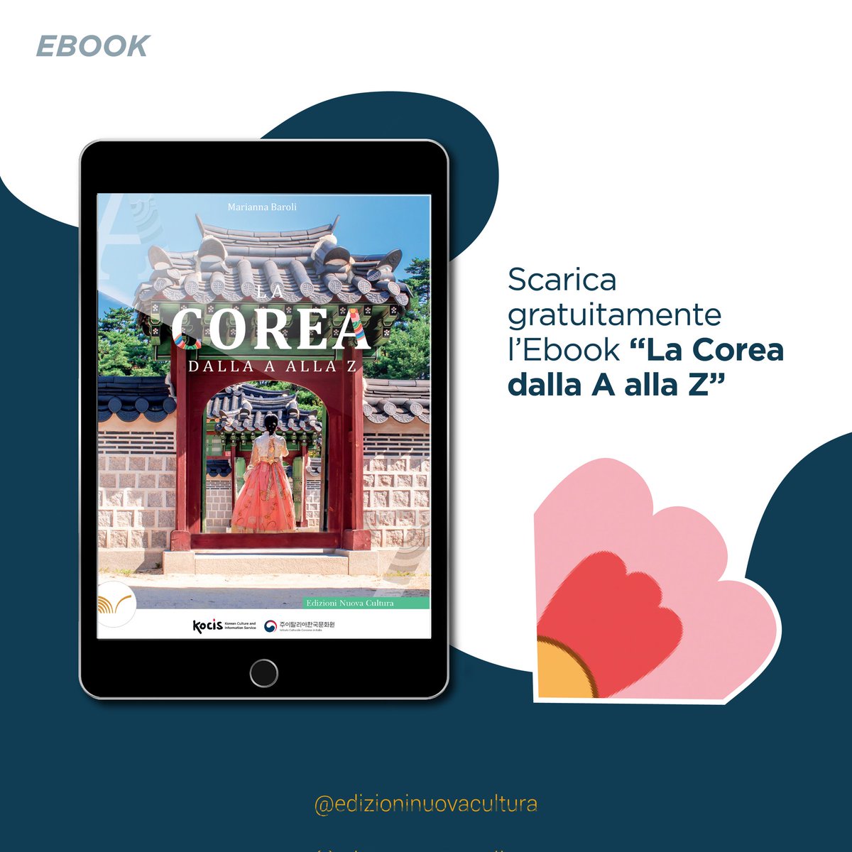 📌 NOVITÀ IN CATALOGO 📚
'La Corea dalla A alla Z' di Marianna Baroli
Un dizionario, che non ha la pretesa di insegnare nulla a nessuno, ma che vuole essere un piccolo memo per tutti gli appassionati di questo mondo, o meglio K-mondo. 🇰🇷
#edizioninuovacultura #coreadelsud