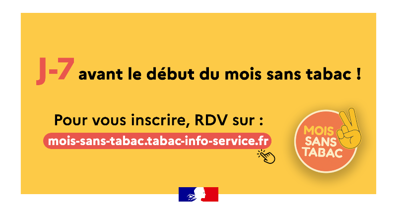 Sante_Gouv's tweet photo. #MoisSansTabac | C'est bientôt le début du mois sans tabac 🚭

Inscrivez-vous pour recevoir : 
▪ 1 kit d'aide à l'arrêt
▪ 1 consultation avec un professionnel 
▪ 1 communauté d'entraide
▪ Des divertissements pour ne pas craquer

Plus d'infos ⤵