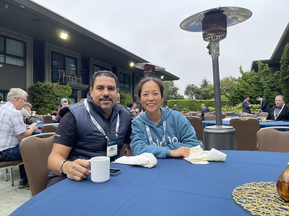 #lfmembersummit meeting with <a href="/maximilien/">dr.max</a> for the first time in person, catching up with IBM and hobbies