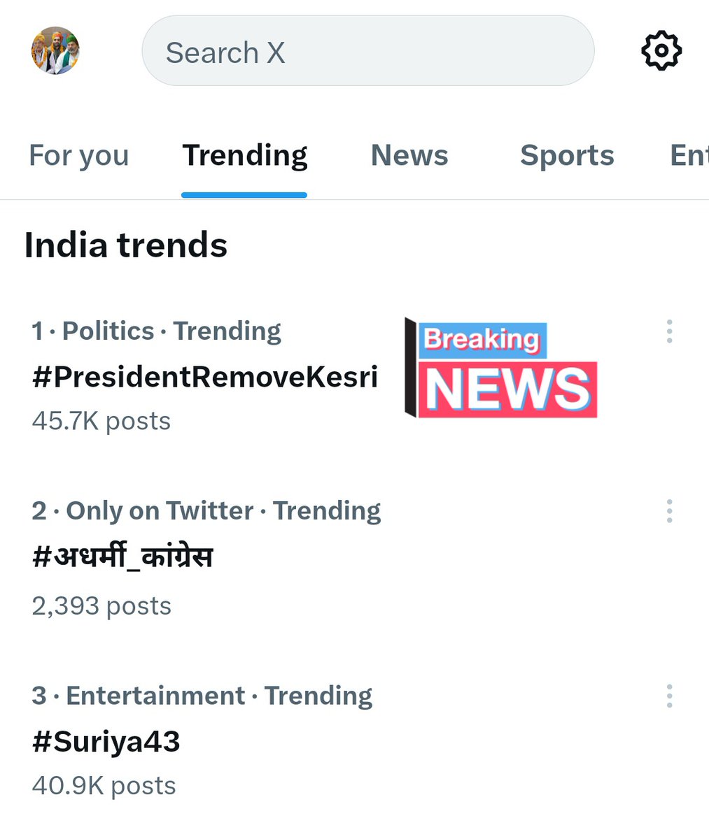 Top Trending ✊✊
#PresidentRemoveKesri