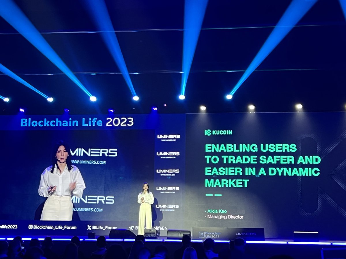 kucoincom's tweet image. Day 1 at @BlLife_Forum began with excitement as @goaliciak and Alvin Hu stepped on stage!
 
🚀We embarked on an insightful journey into the future of blockchain and crypto.
 
#KuCoin #BlockchainLife2023