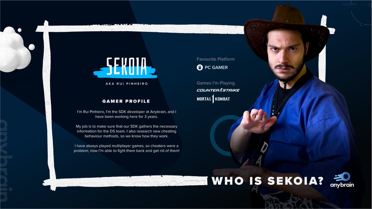 Anybraingg's tweet image. 1/3

Are you ready to meet the members of our Developers Team? 👀

Today we start sharing the gaming profiles of Anybrain's #devteam!

Meet Rui Pinheiro, aka sekoia! 🤠
(check gameplay footage of sekoia on this thread)
