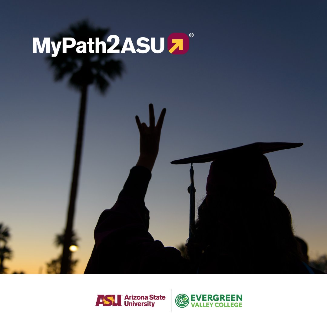 JUST ANNOUNCED - @OfficialEVC and @ASU Partner on MyPath2ASU Pathways Program!🎉 Learn more about this partnership and MyPath2ASU: provost.asu.edu/academic-allia…🚀 Start strong, plan smart, and ensure your success at ASU with #MyPath2ASU!🎓